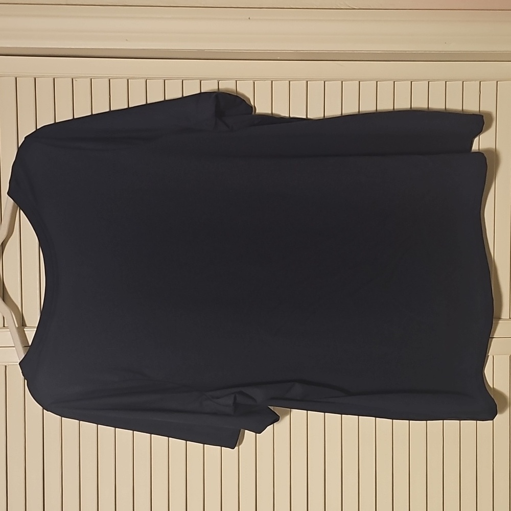 NWT Lane Bryant 2X 18/20 Navy Blue Tee - Picture 2 of 4